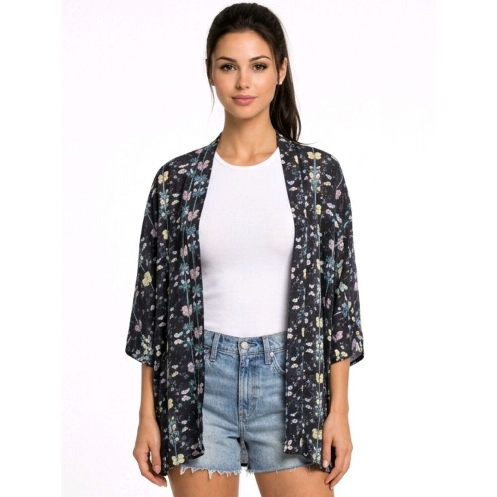 Victoria's Secret Butterfly Kimono Bathrobe/ Cover Up Size S/XS